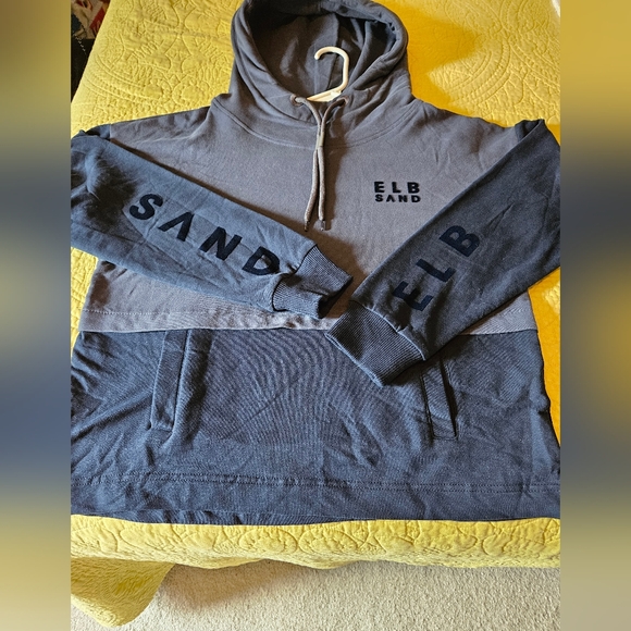Elbsand hooded sweatshirt szM blue Stretch,soft,.european, quality - Picture 1 of 7